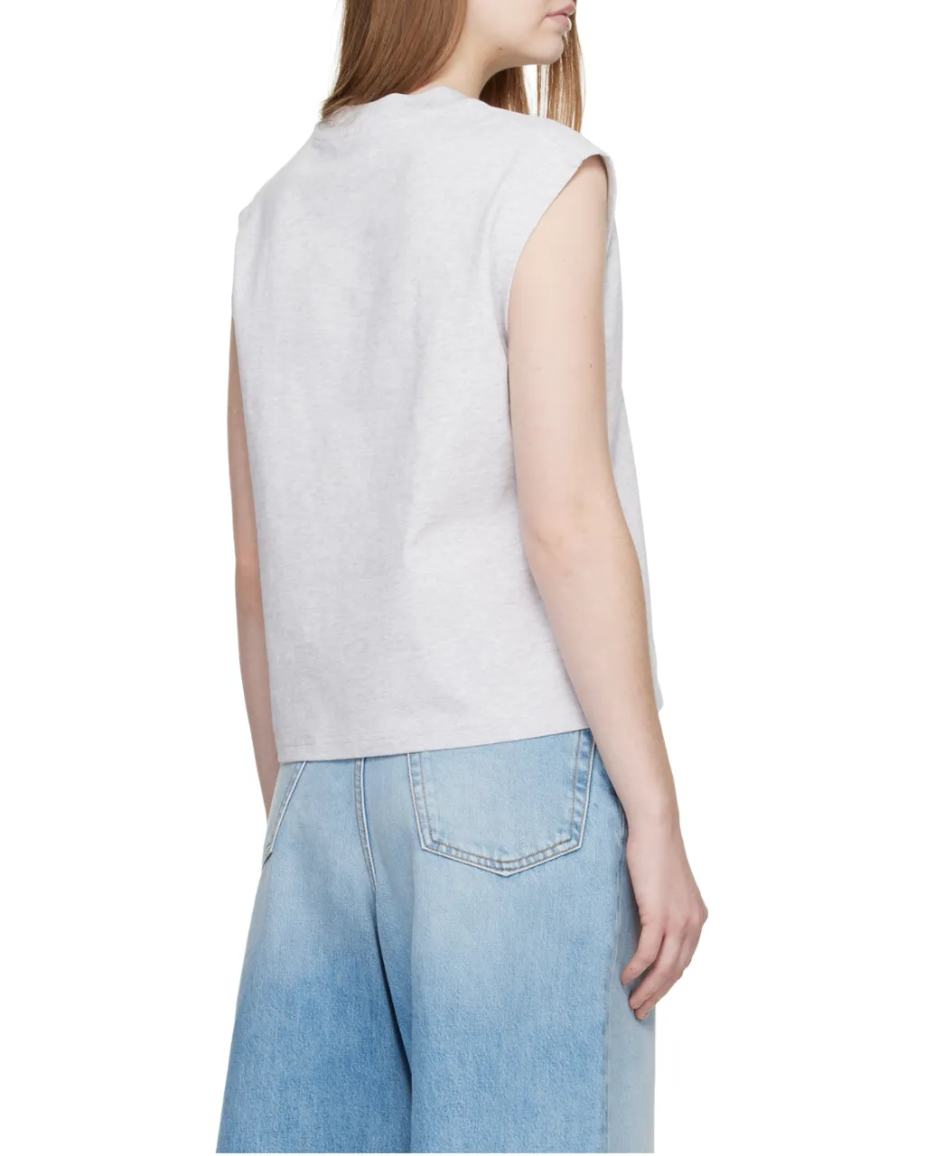 Casablanca Airbrush Mushroom Sleeveless T-Shirt