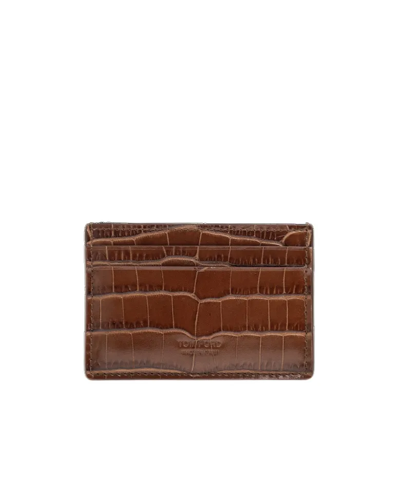 Tom Ford Logo Debossed Card Holder
