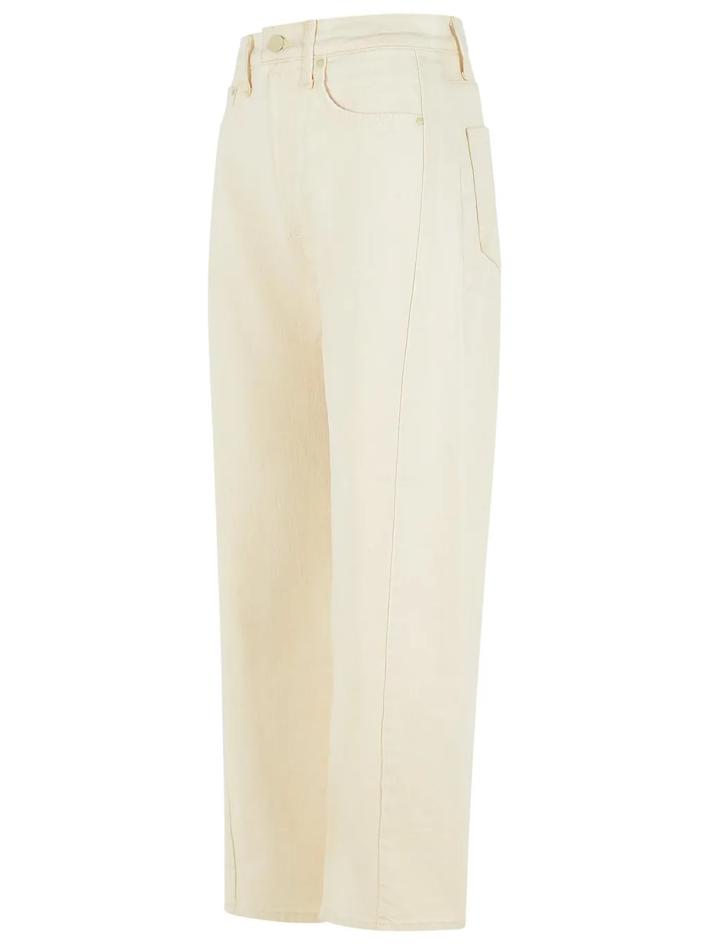Cream Cotton Jeans The Half Pipe
