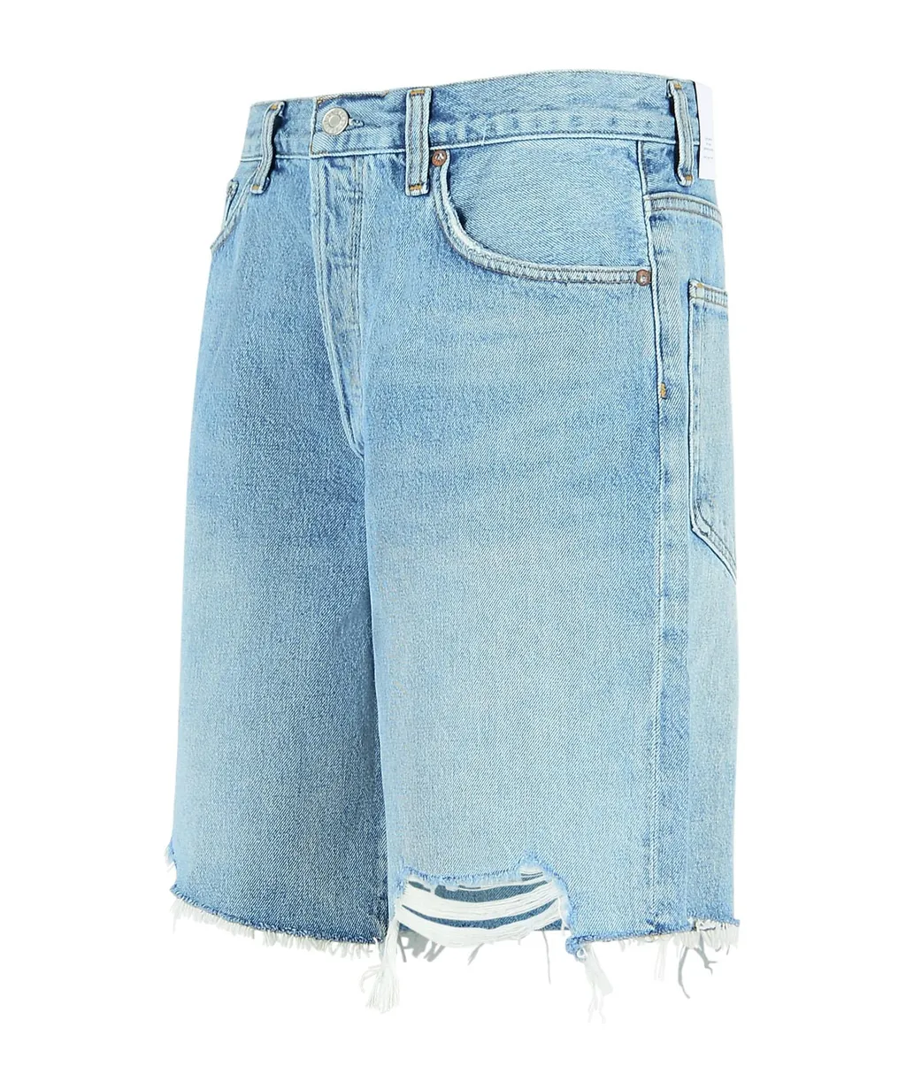 Agolde Indra Distressed Denim Shorts