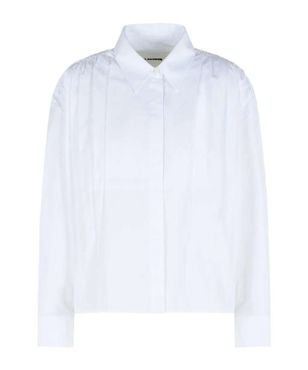 Jil Sander Long-Sleeved Straight-Hem Shirt