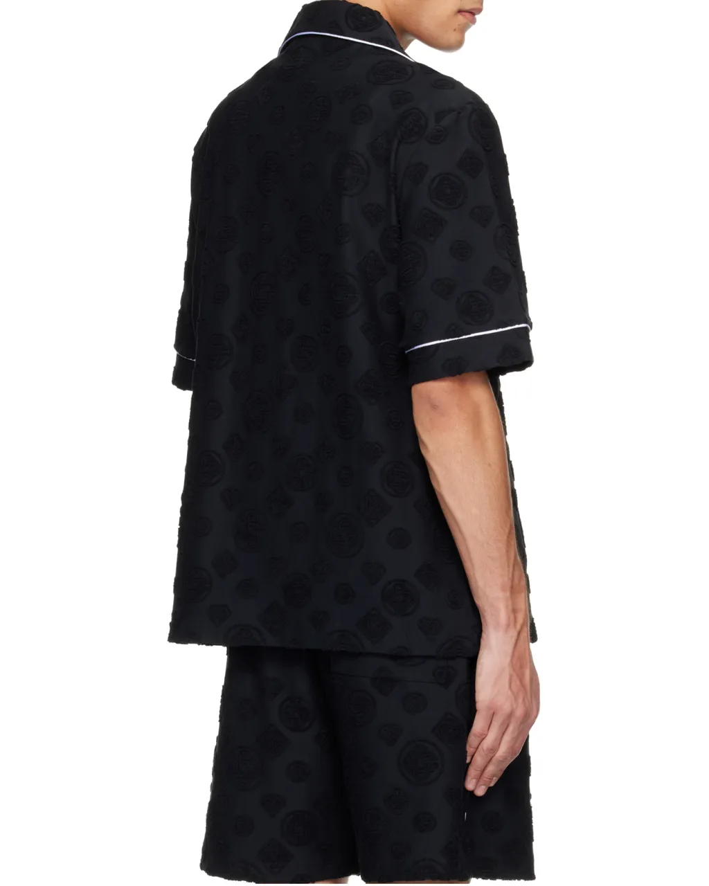 Patterned Piped Shirt