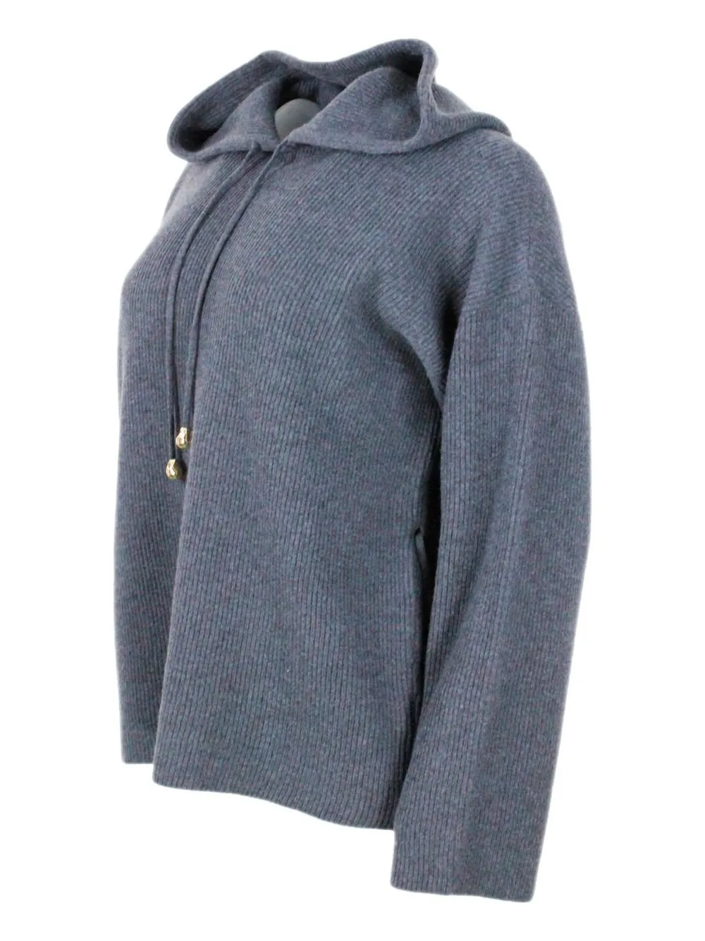 Fabiana Filippi Drawstring Knitted Hoodie