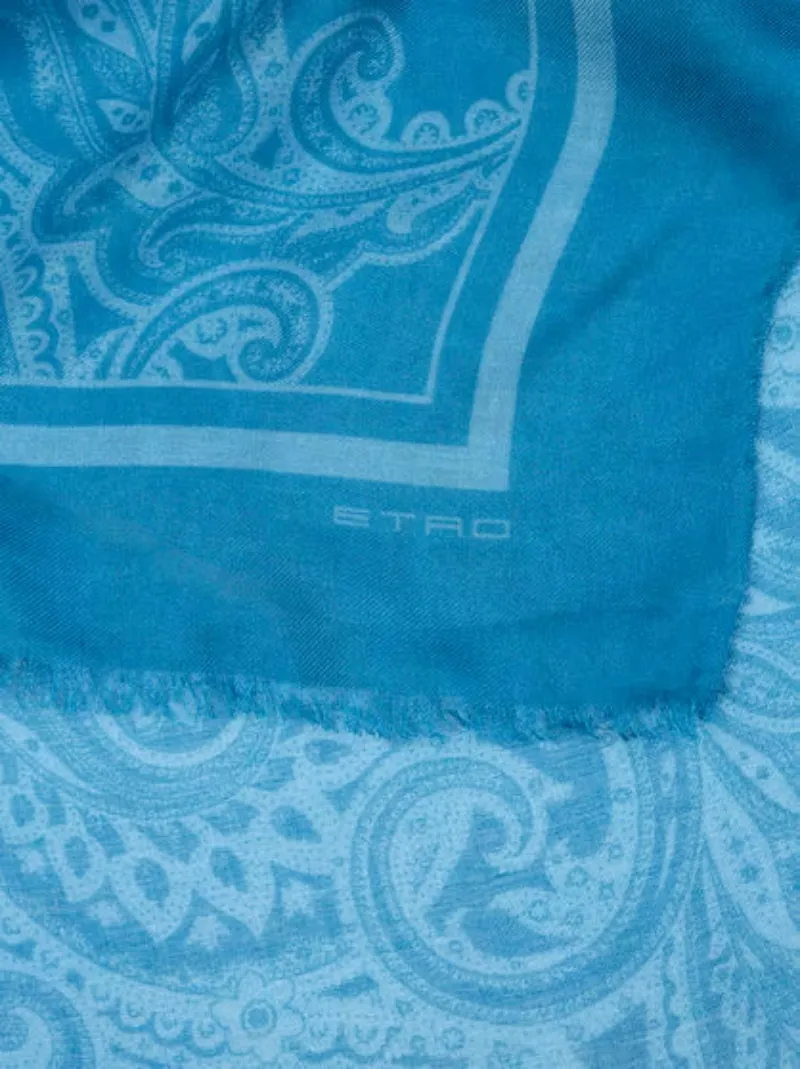 Paisley Cashmere-Blend Scarf