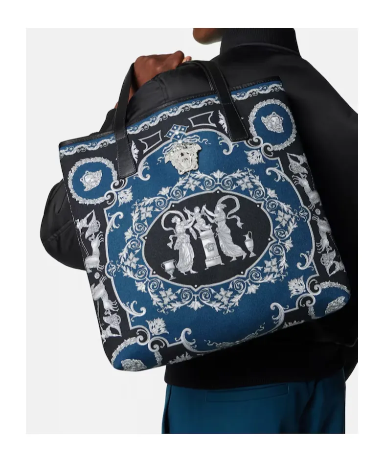 Versace Baroque Print Tote Bag