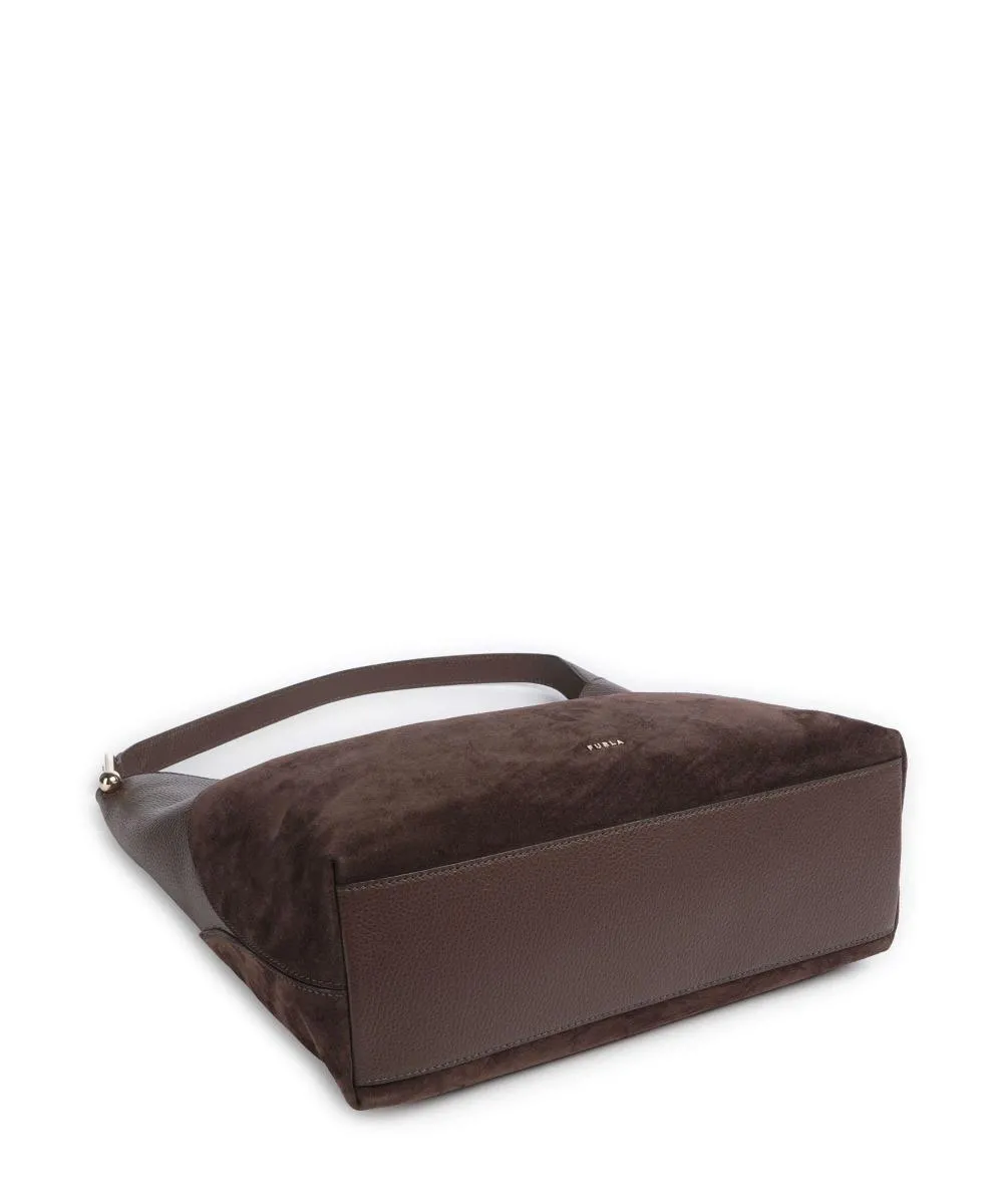 Furla Logo Lettering Large Lara Shoulder Bag