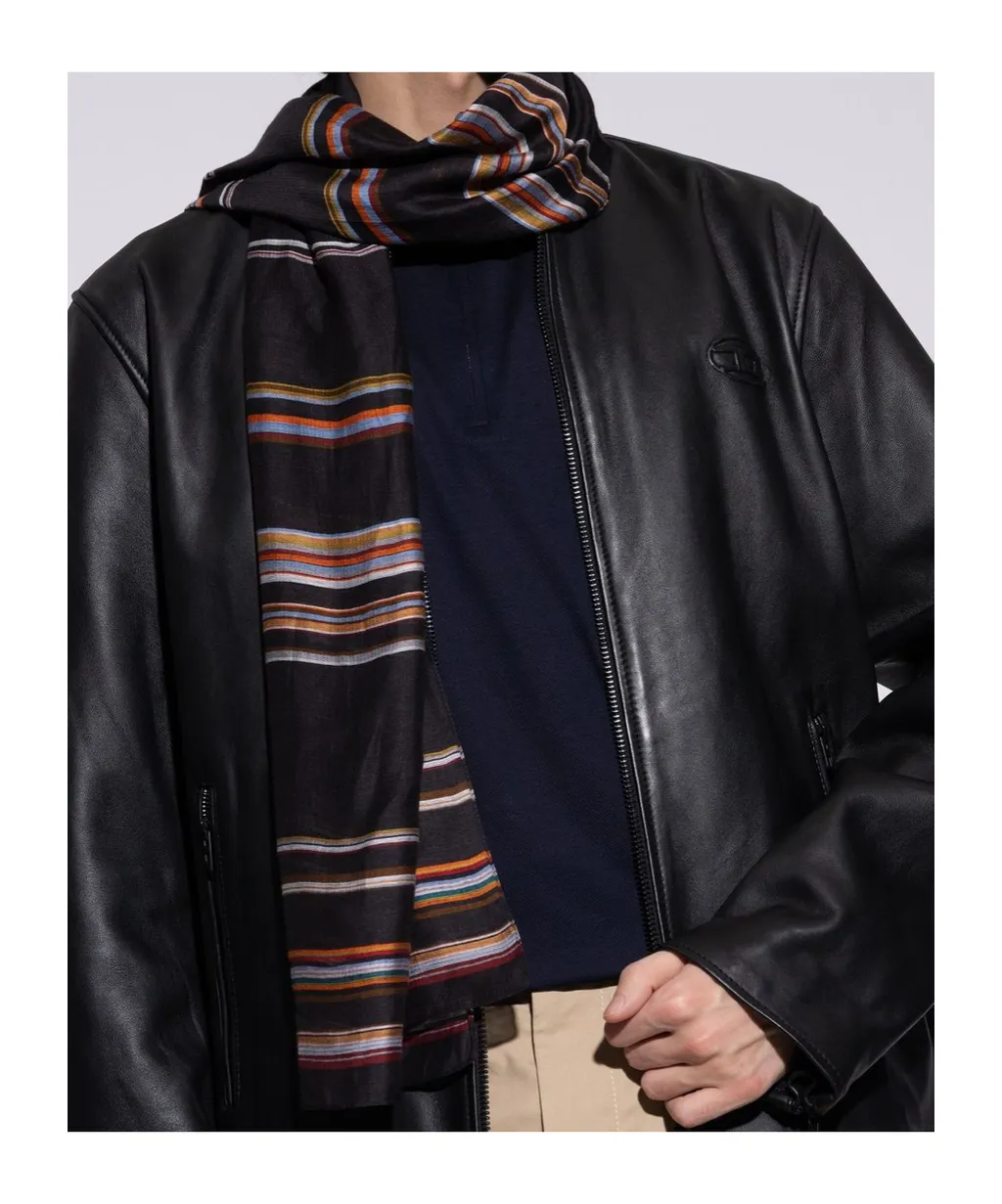 Paul Smith Multistripe Lightweight Scarf