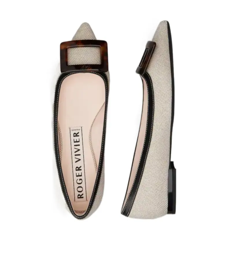 Square-Buckle Flats