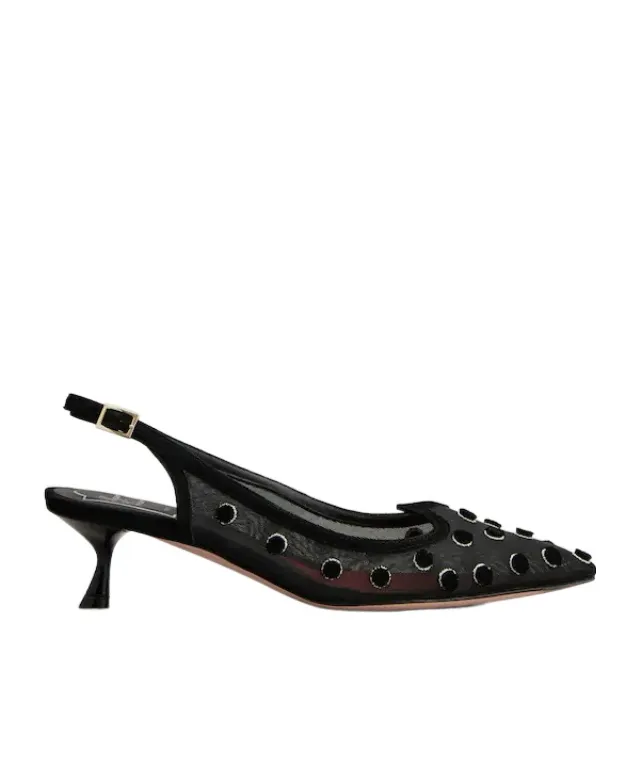 I Love Polka Dot Slingback Pumps