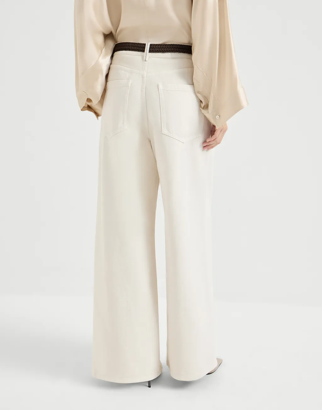 Monili-Loop-Detail Jeans