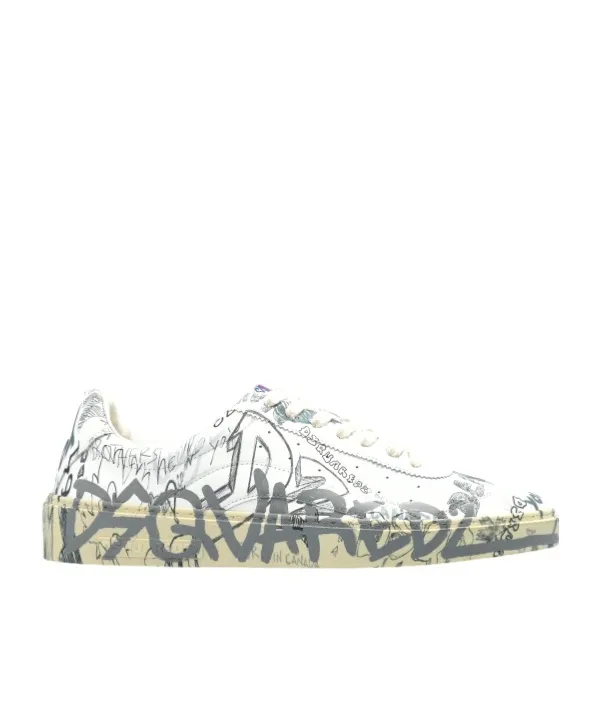 Dsquared2 Rider All-Over Printed Lace-Up Sneakers