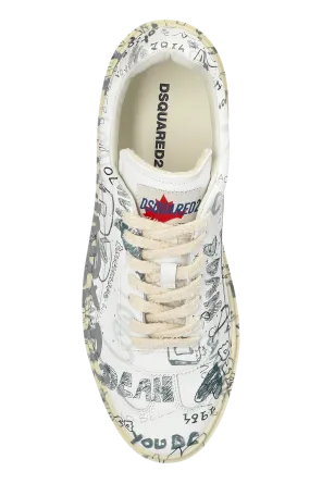 Dsquared2 Rider All-Over Printed Lace-Up Sneakers