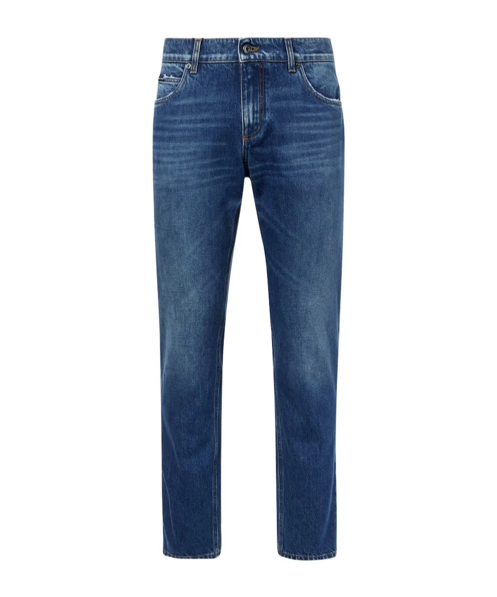 Faded Straight Jeans