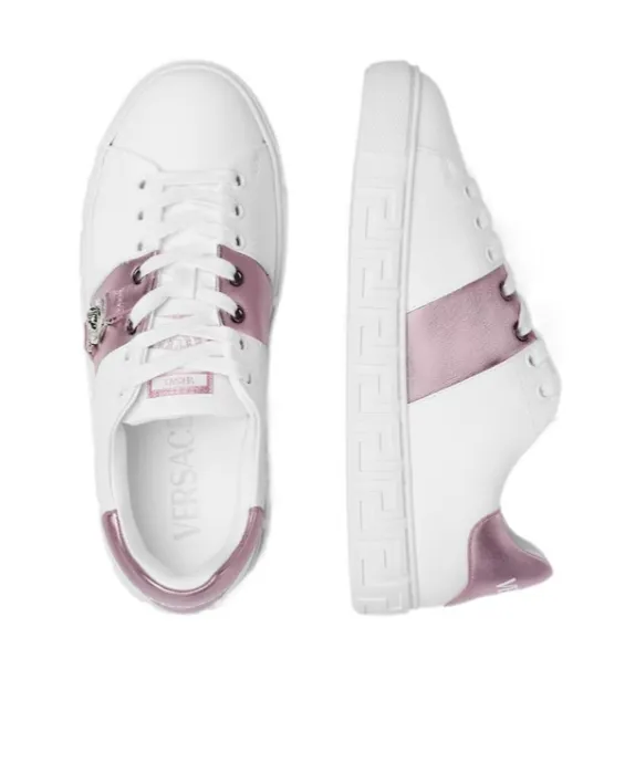 Versace Greca Embellished Sneakers