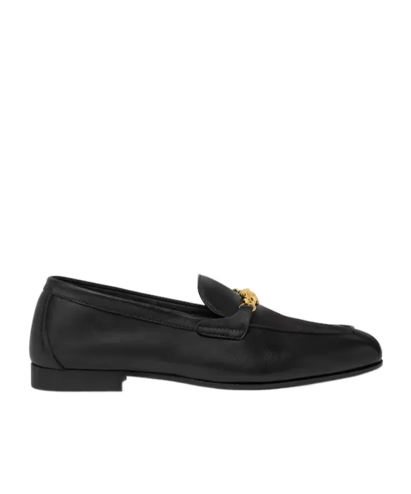 Versace Medusa Round-Toe Loafers