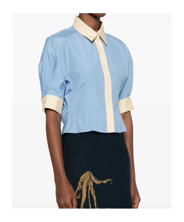 Marni Double Cuffs Poplin Shirt