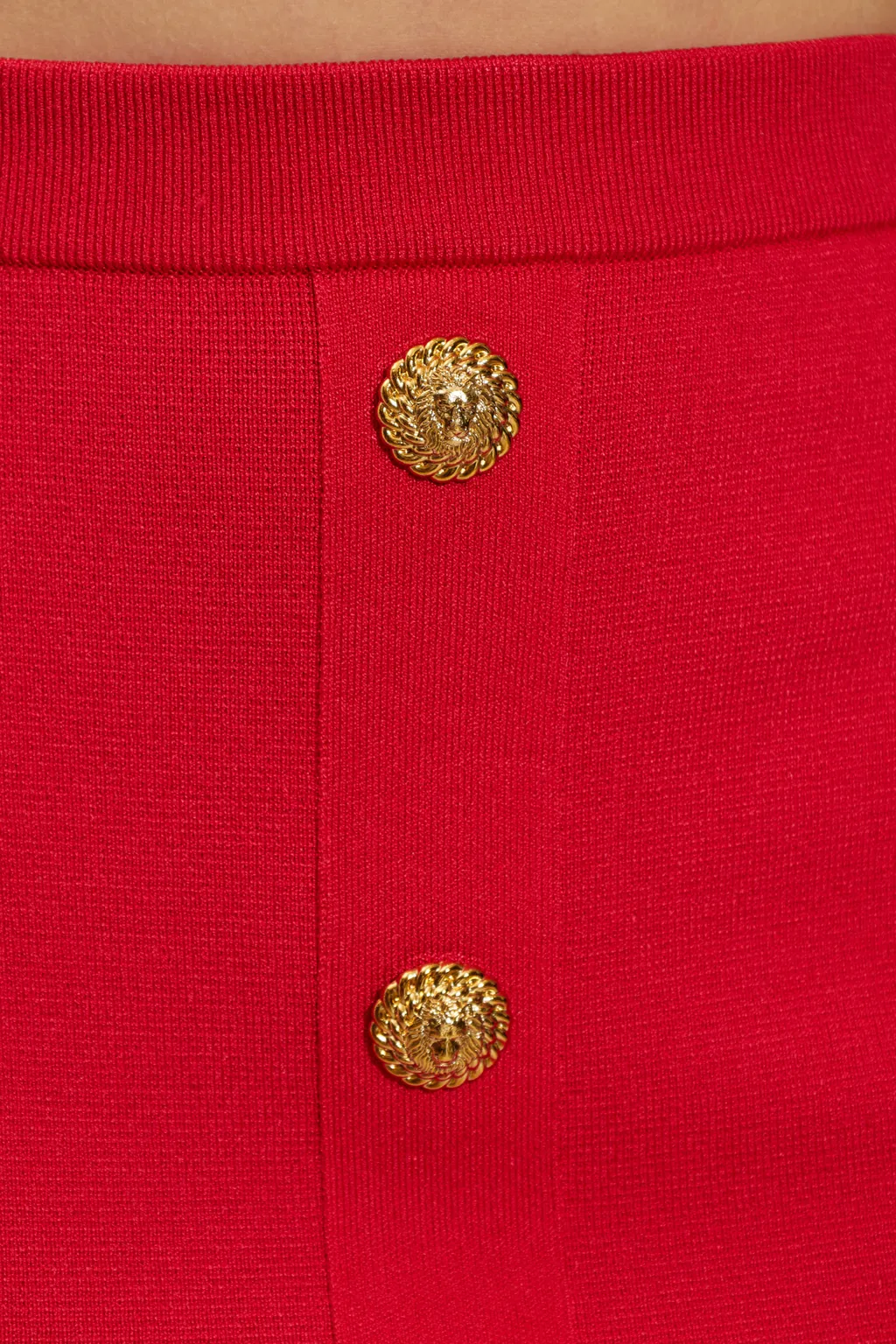Balmain Button Detailed Pencil Skirt