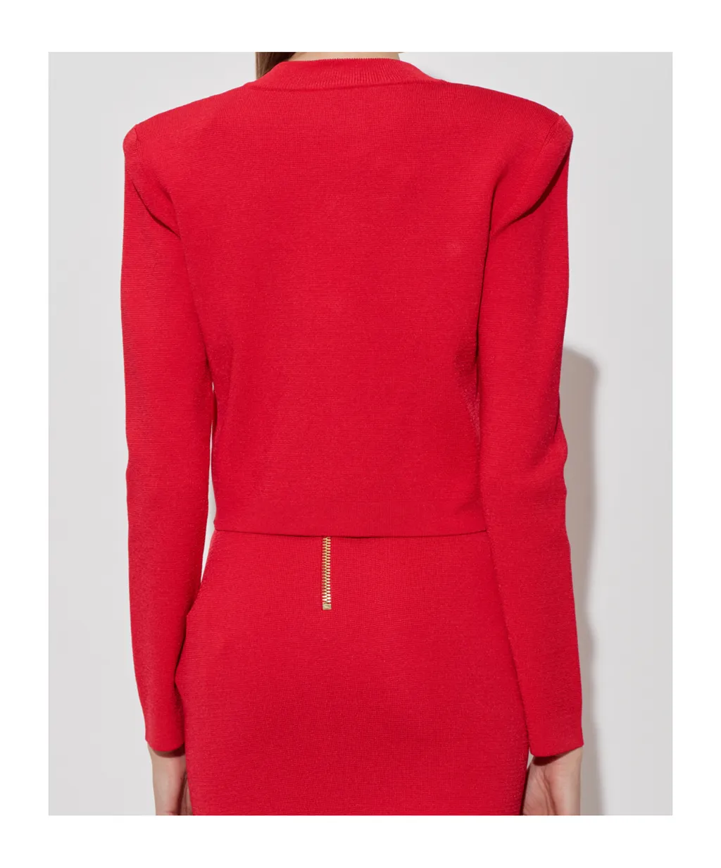 Balmain Button-Embellished Cardigan