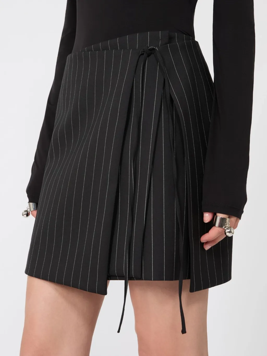 Sportmax Spxfatti Striped Mini Skirt