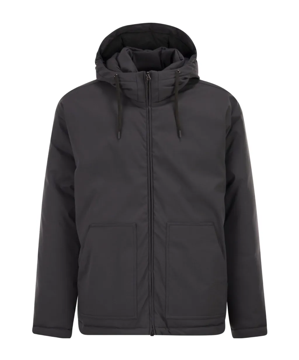 Herno Drawstring Zipped Jacket