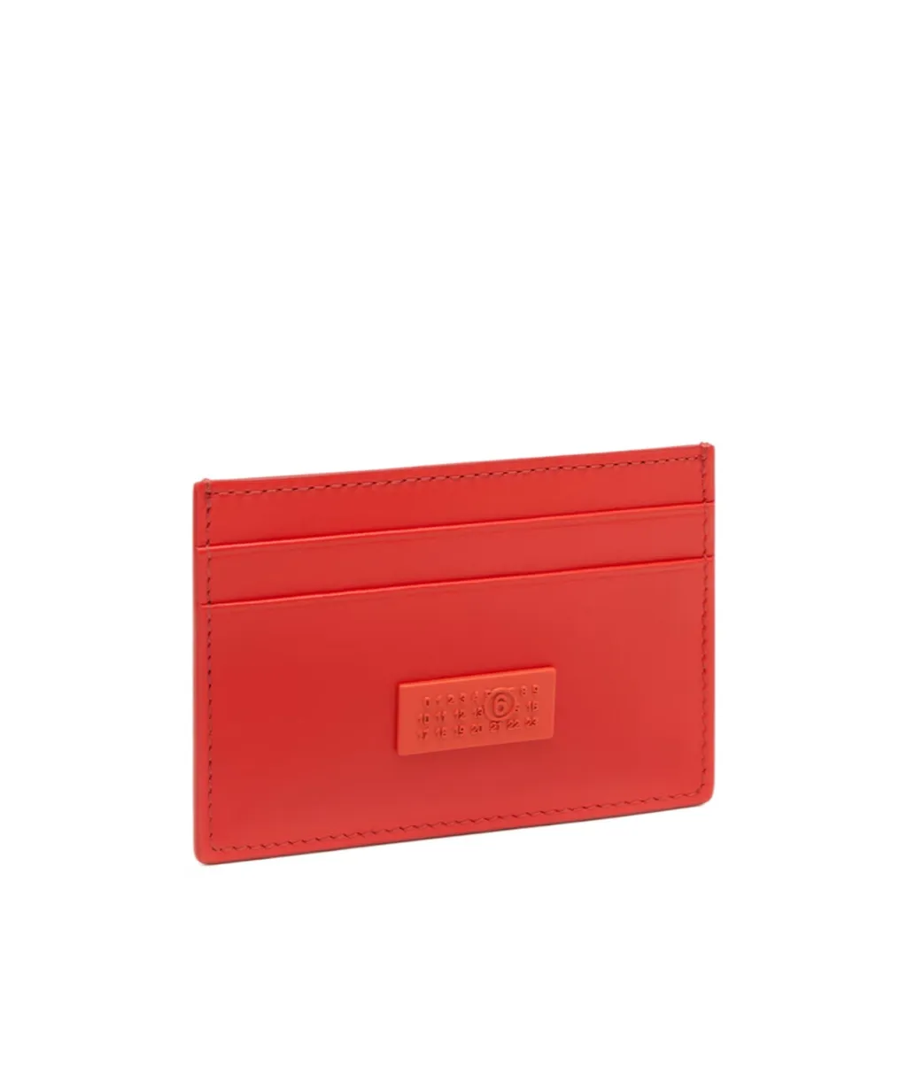 Mm6 Maison Margiela Numeric Leather Card Holder