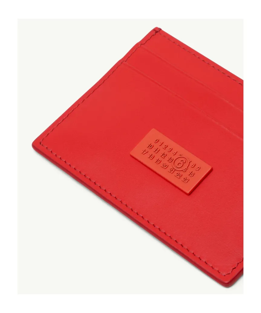 Mm6 Maison Margiela Numeric Leather Card Holder