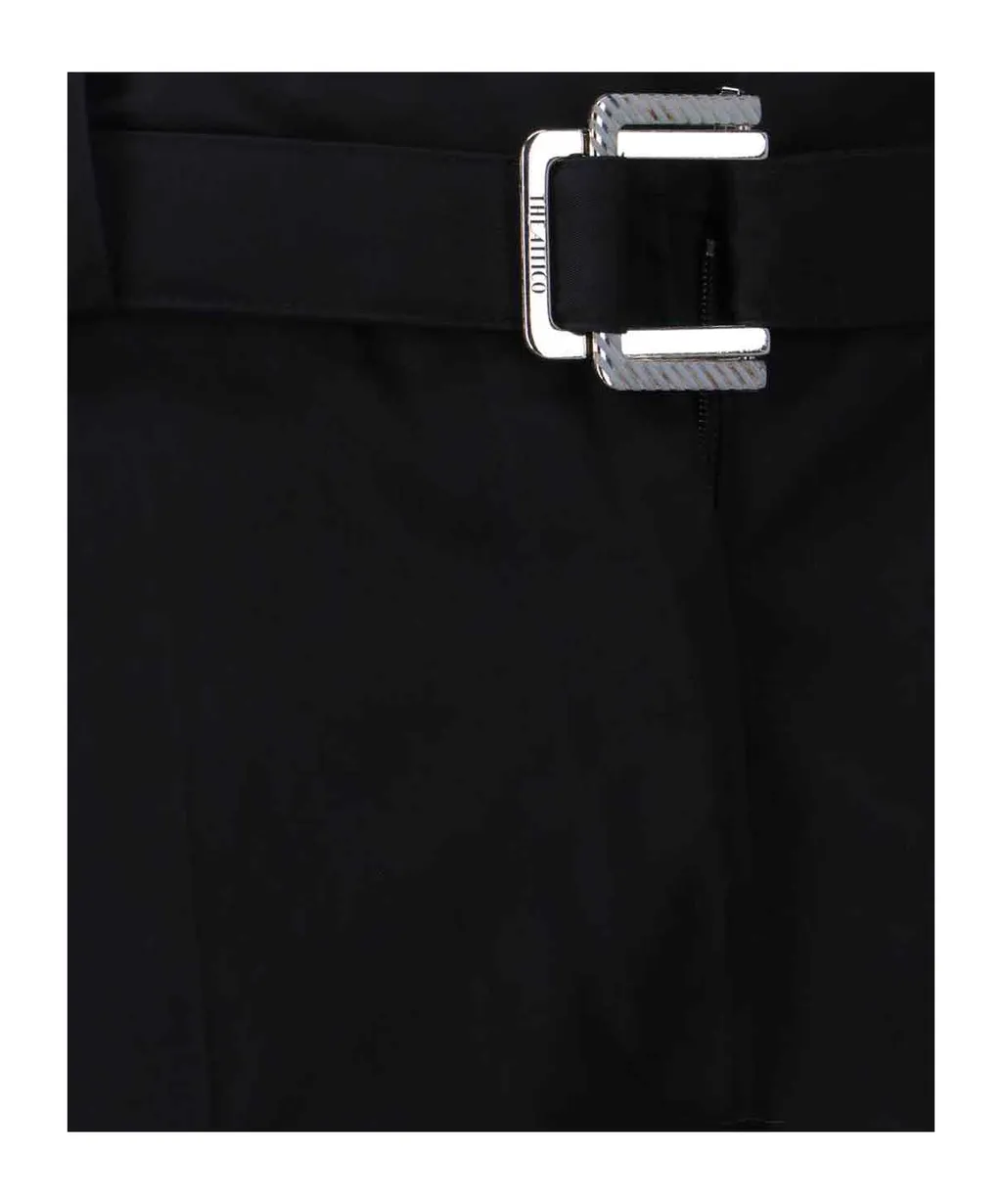 The Attico Belted Long Pants