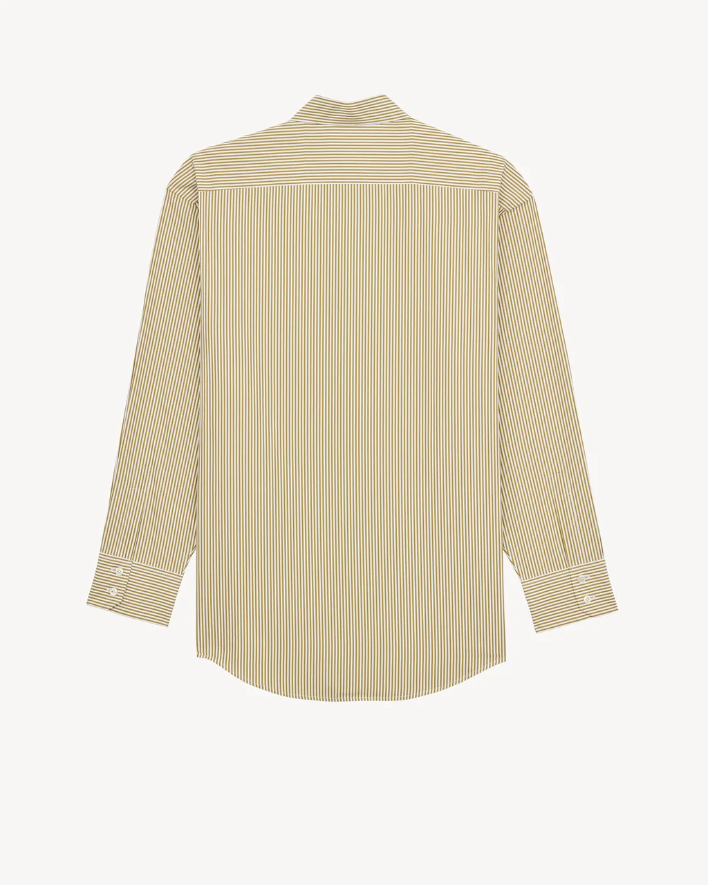 Saint Laurent Cassandre Striped Button-Up Shirt