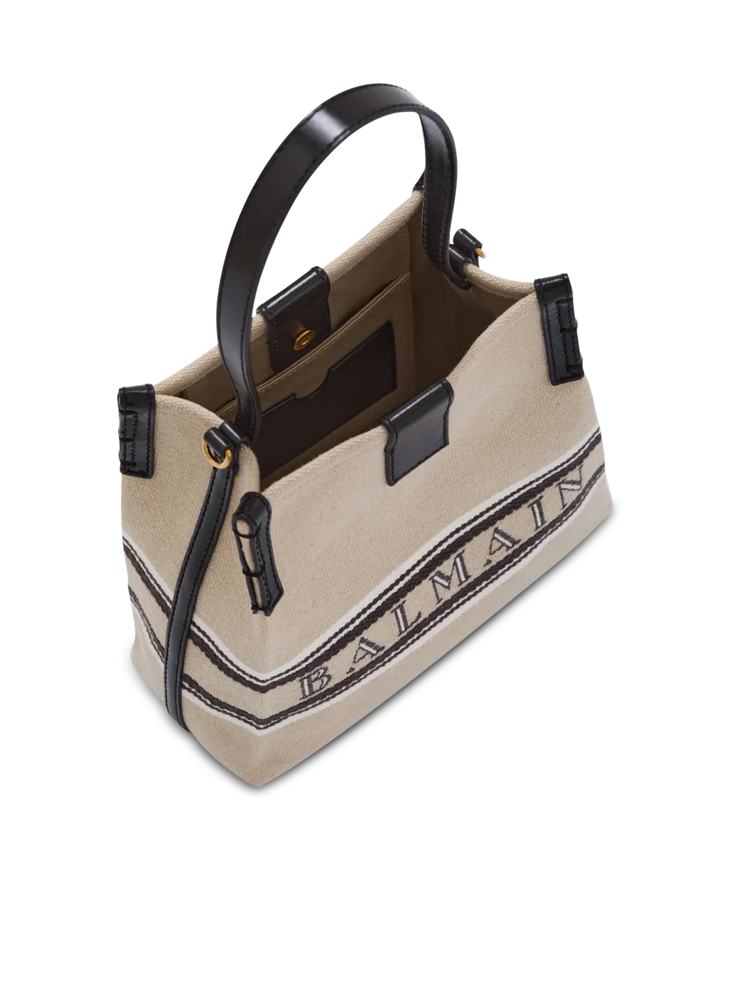Release Bucket Bag In Canvas And Calfskin