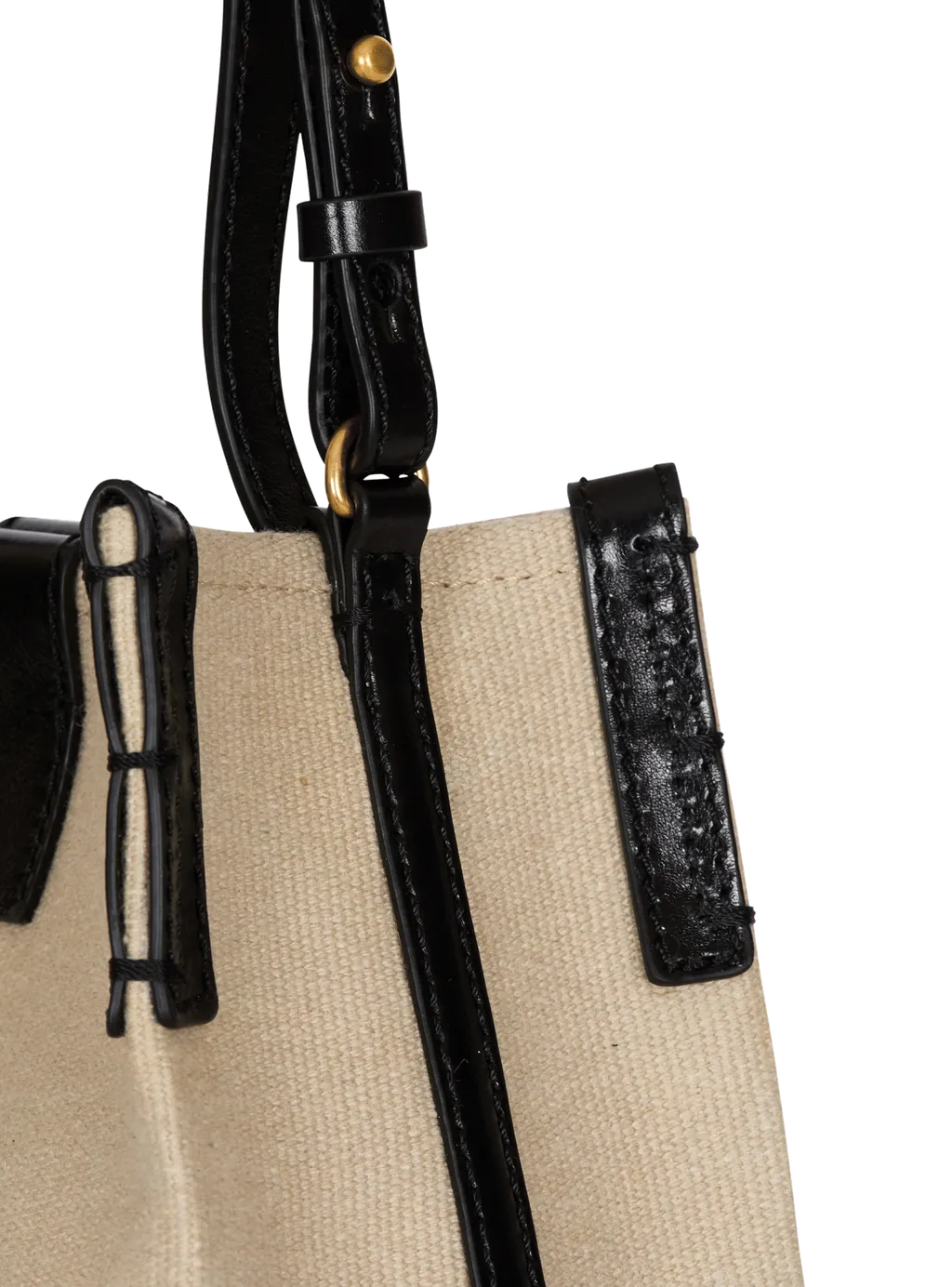 Release Bucket Bag In Canvas And Calfskin