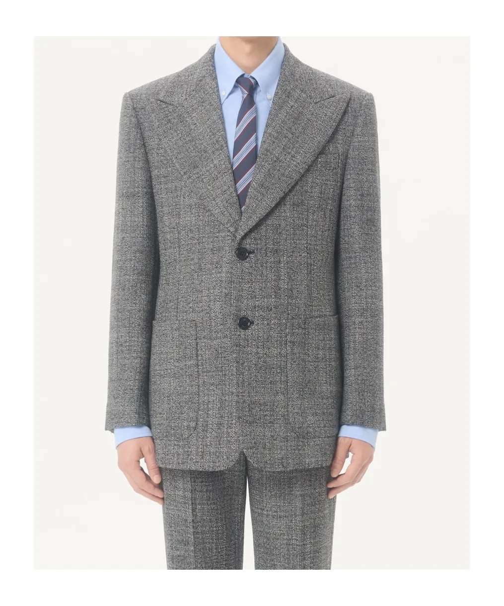 Long-Sleeved Suit Jacket