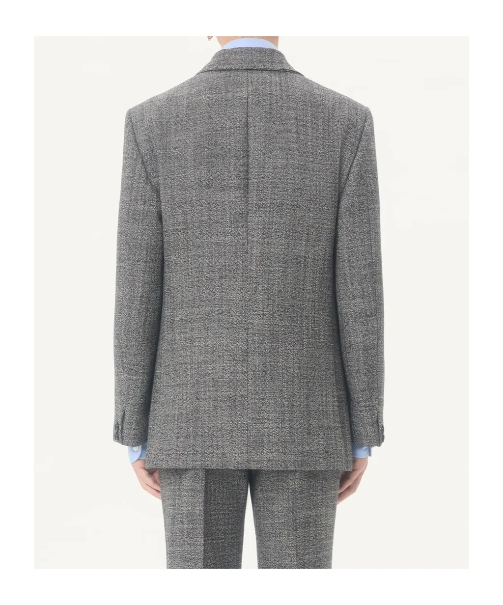 Long-Sleeved Suit Jacket