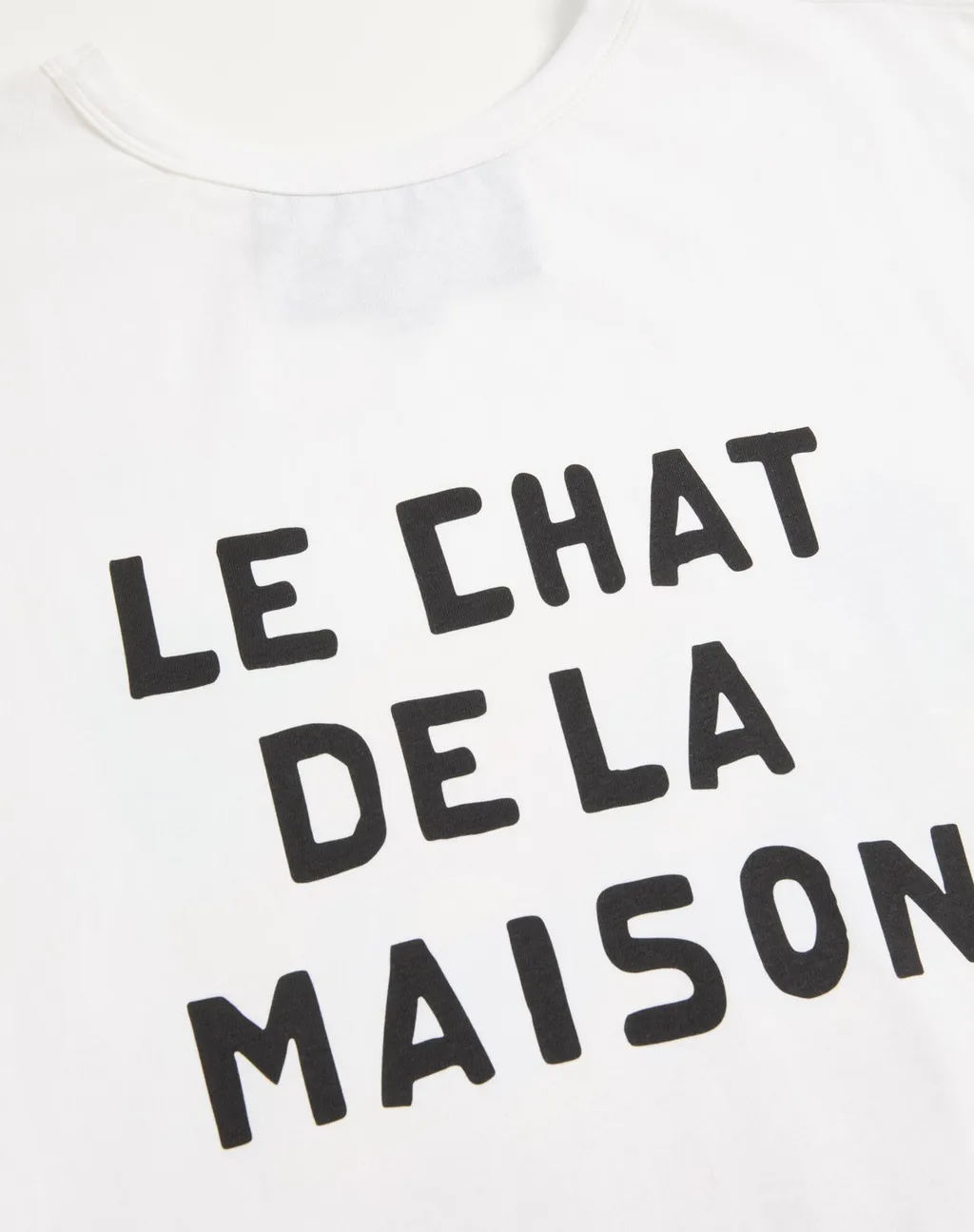 Valentino	Le Chat De La Maison-Printed Crewneck T-Shirt