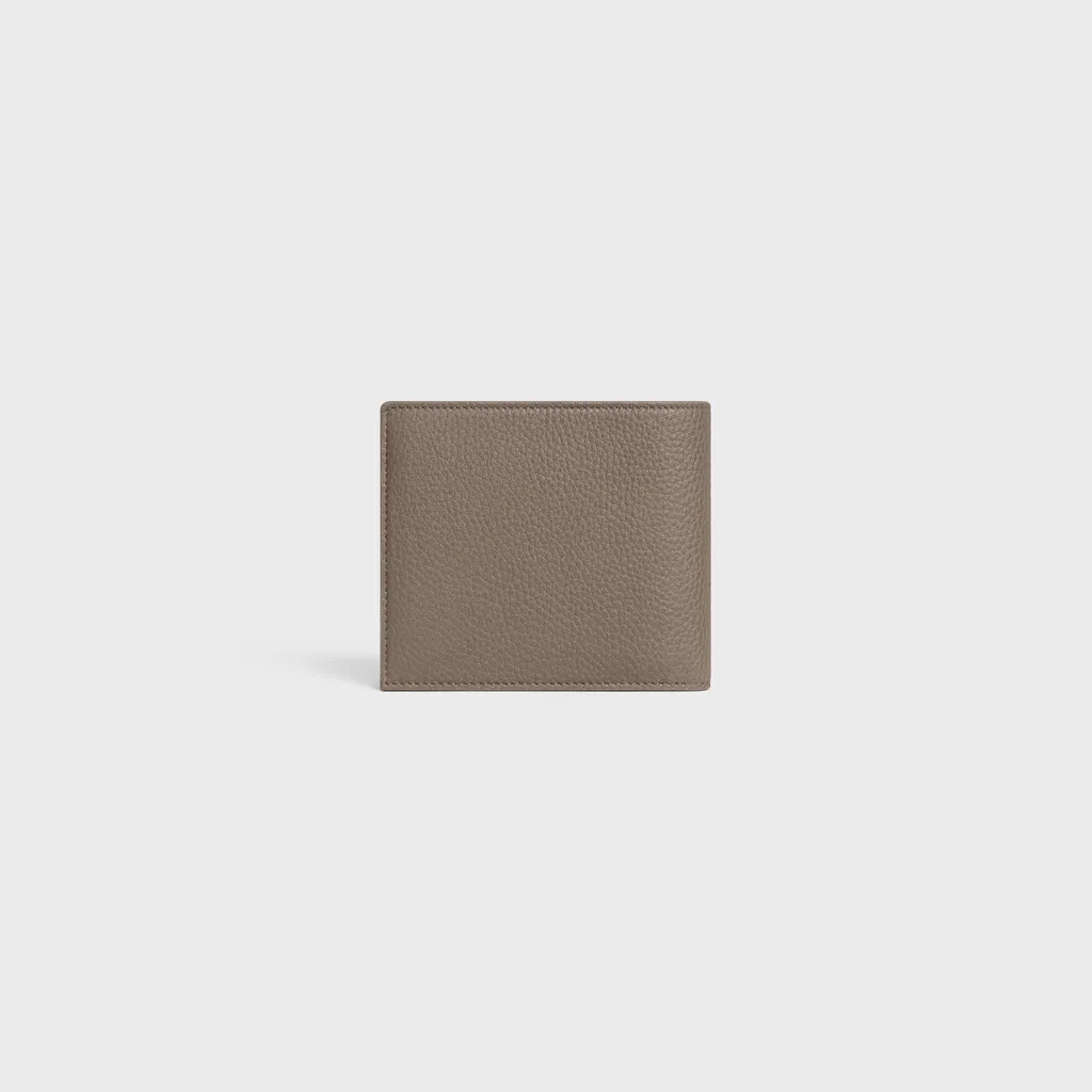 Bi-Fold Card Holder In Grained Calfskin