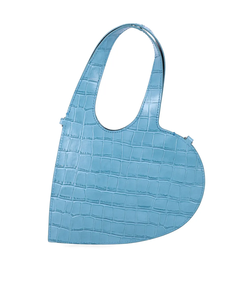 Coperni Embossed Mini Heart Tote Bag