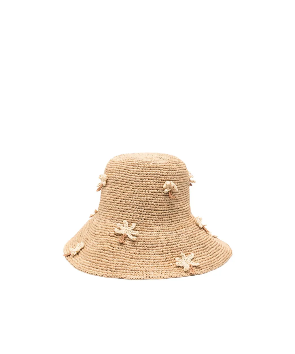 Palm-Applique Hat