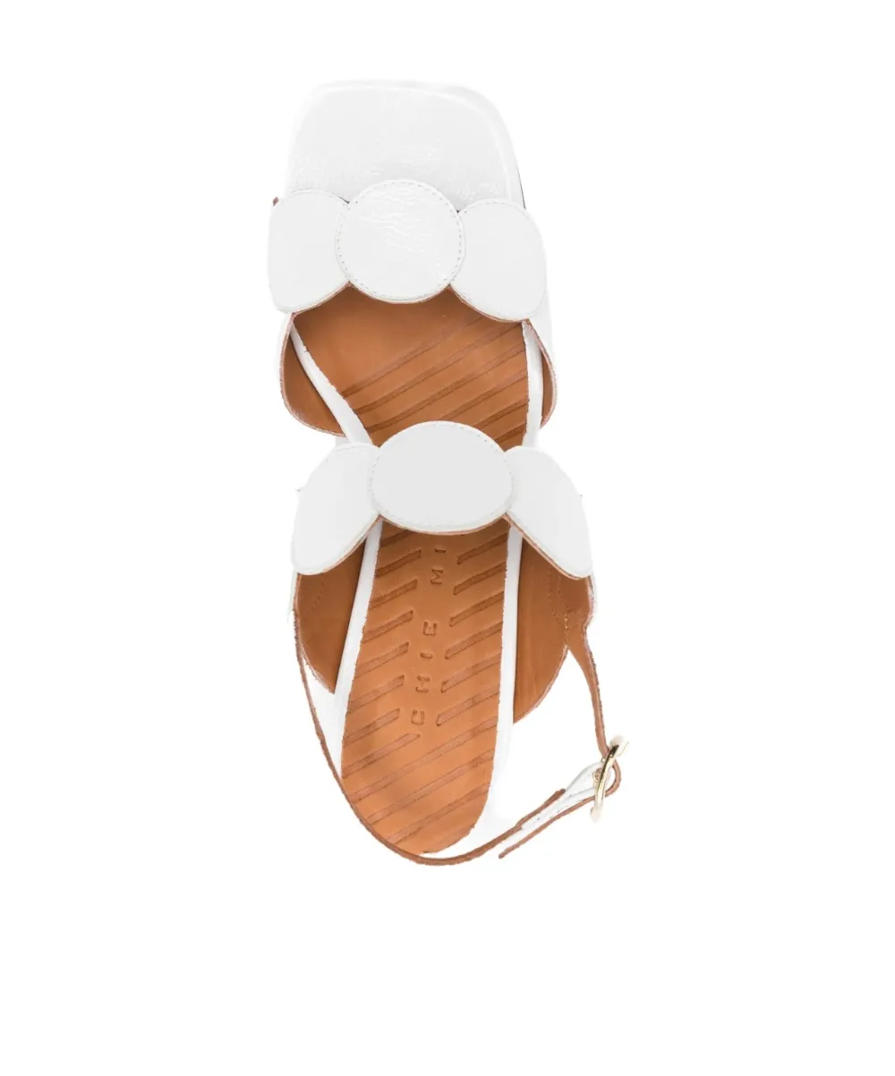 Round-Toe High-Heeled Sandals