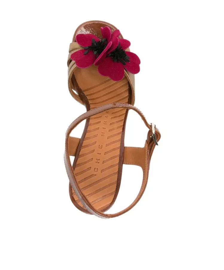 Chunky High-Heeled Sandals