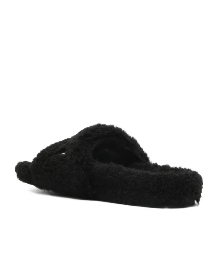 Round-Toe Flat Slippers