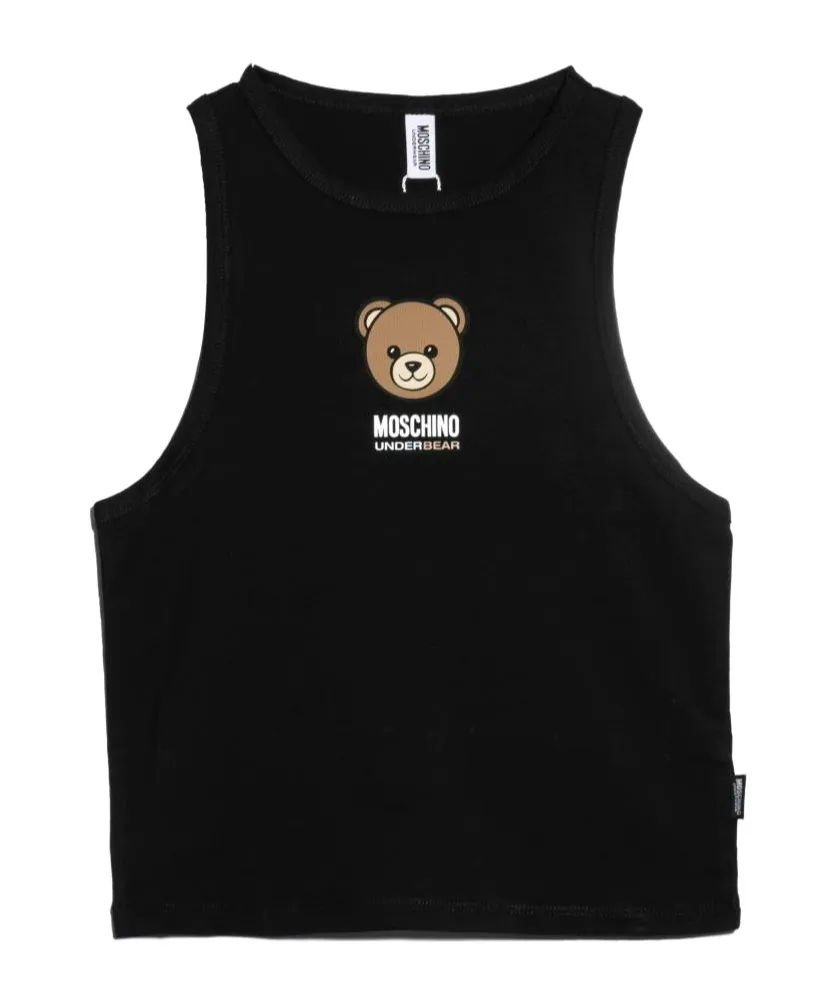Bear-Motif Tank Top