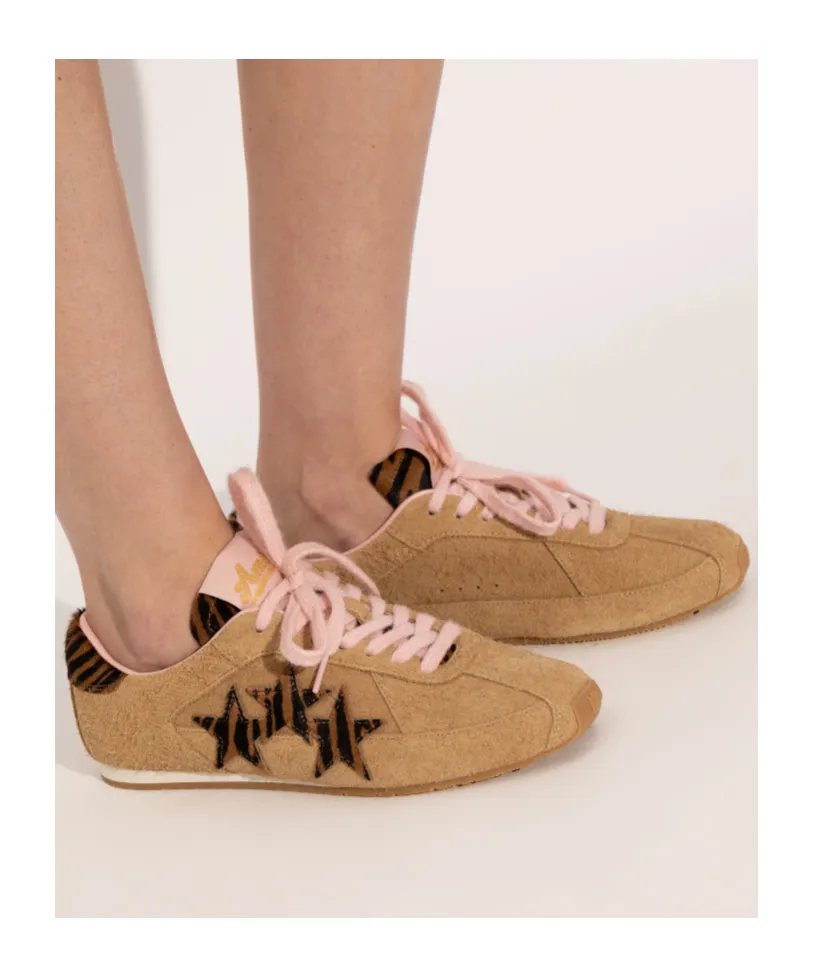 Amiri Zebra Pacific Flat Sneakers