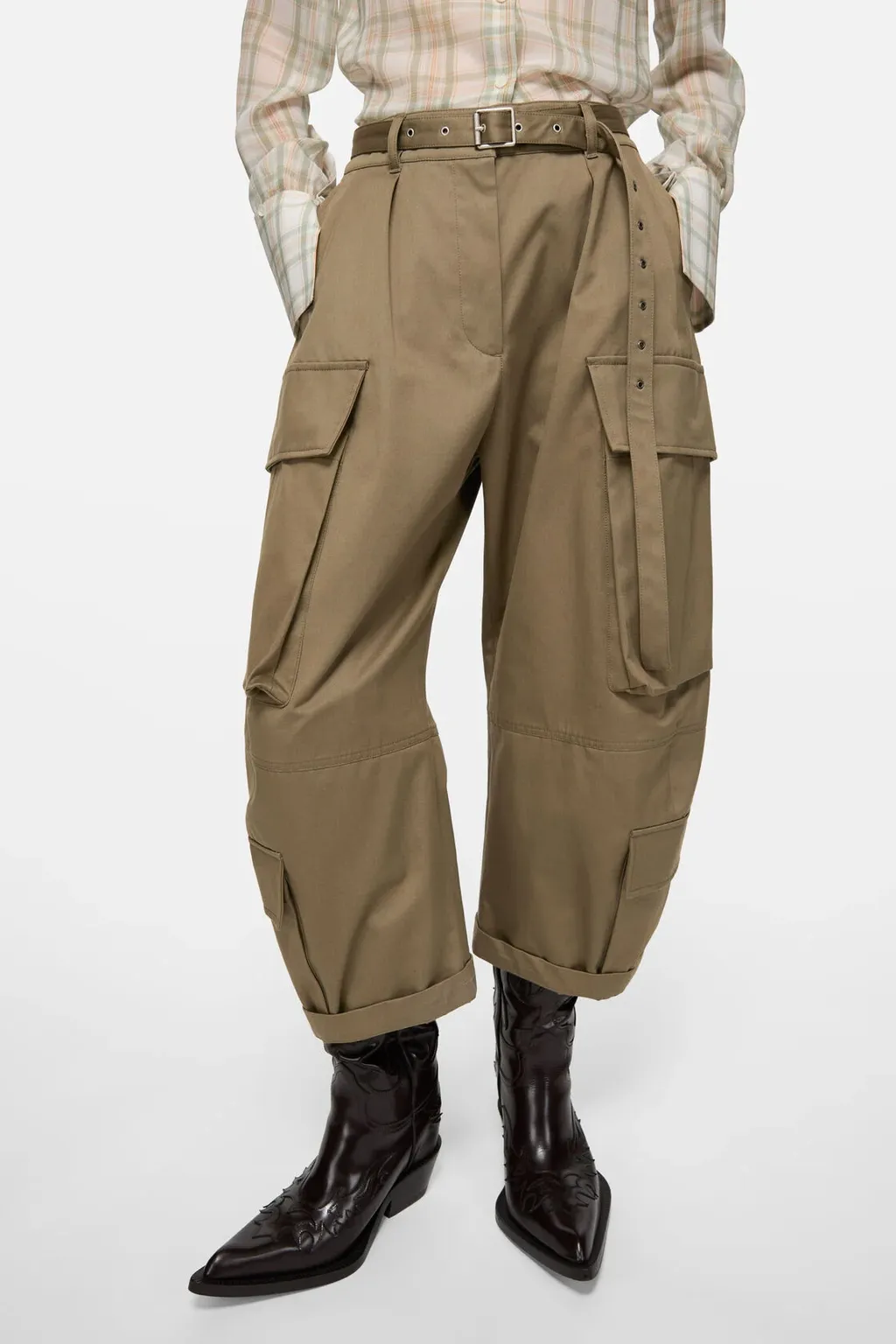 Cargo Belted Trousers