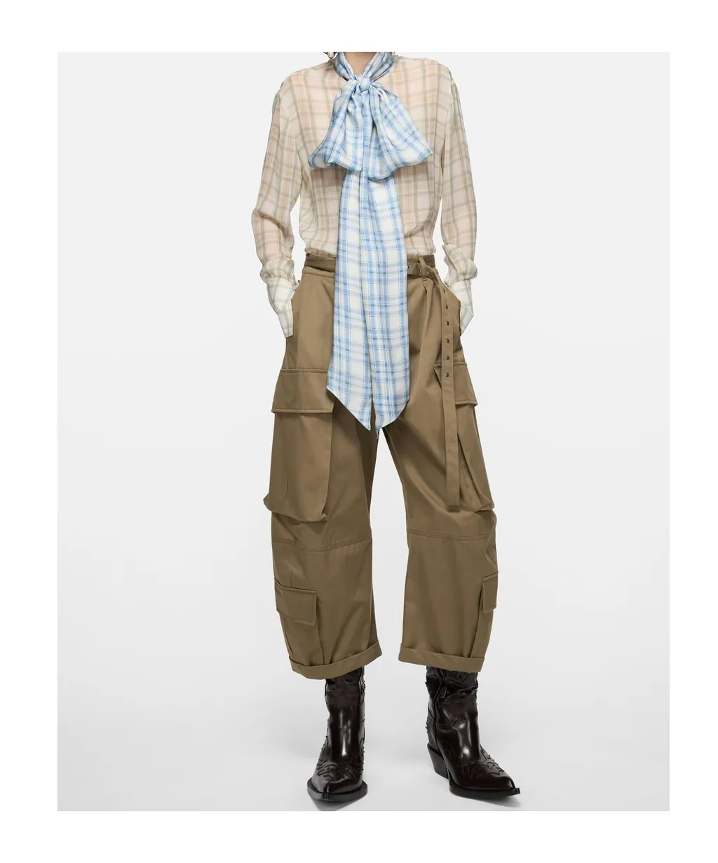 Cargo Belted Trousers