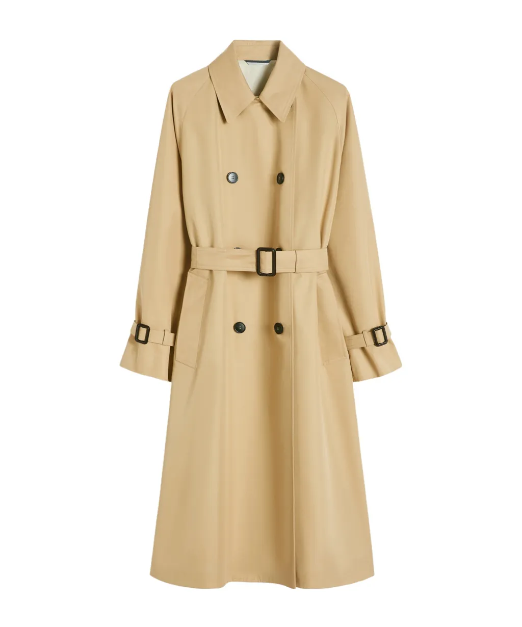 Long-Sleeved Trench Coat