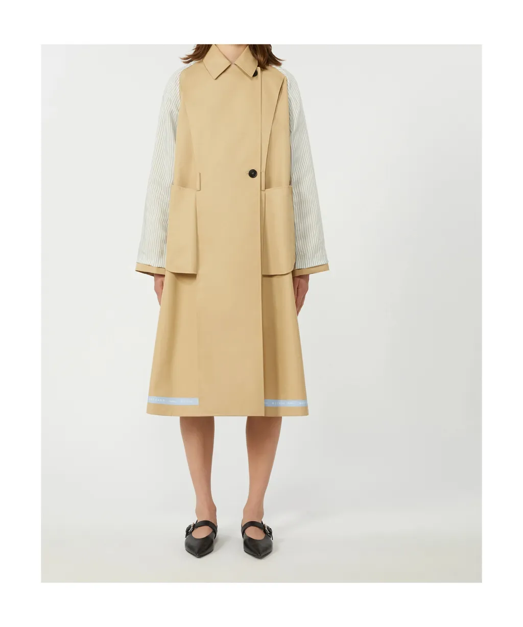 Long-Sleeved Trench Coat