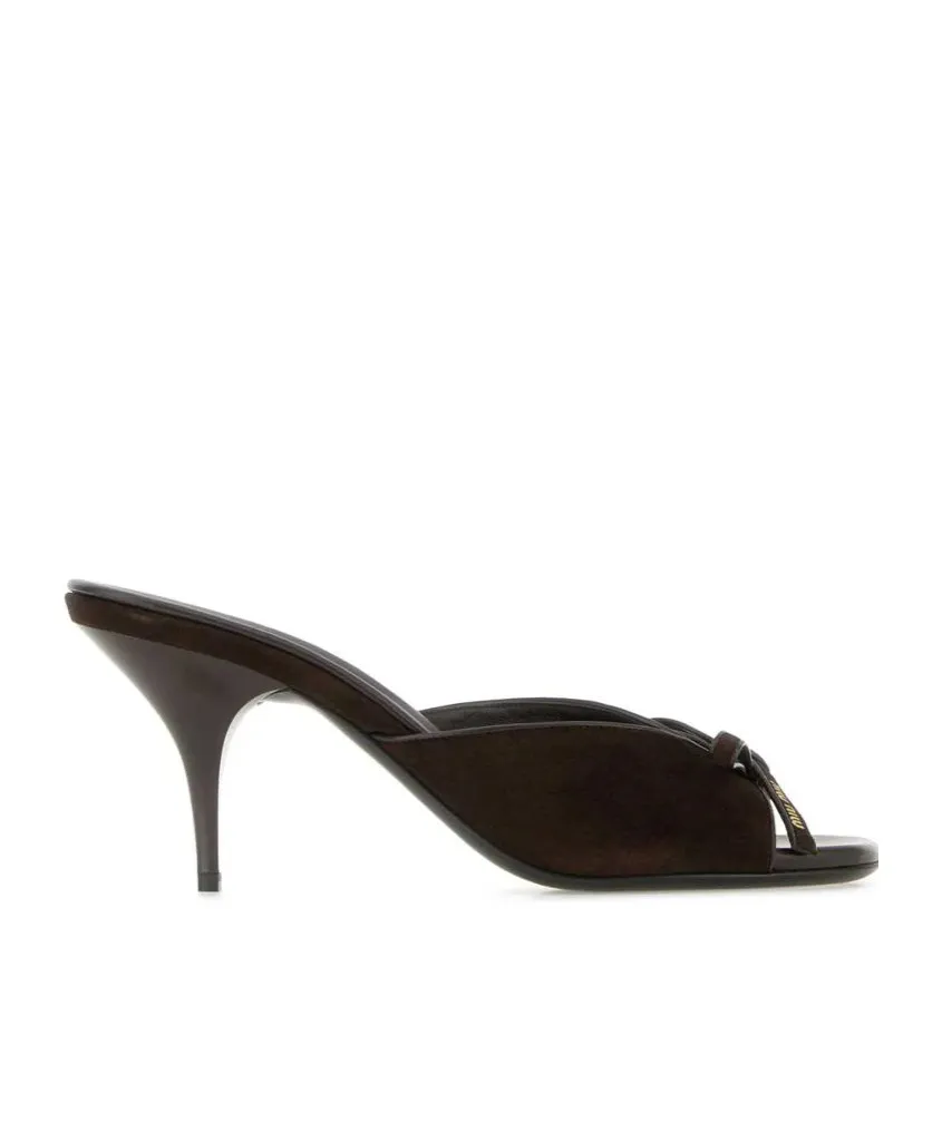 Miu Miu Bow-Detailed Sandals