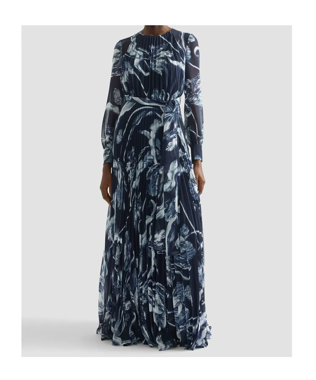 Long-Sleeved Formal Dress