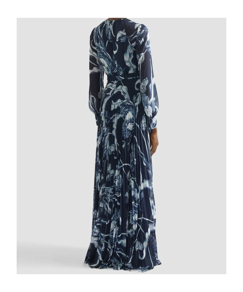 Long-Sleeved Formal Dress