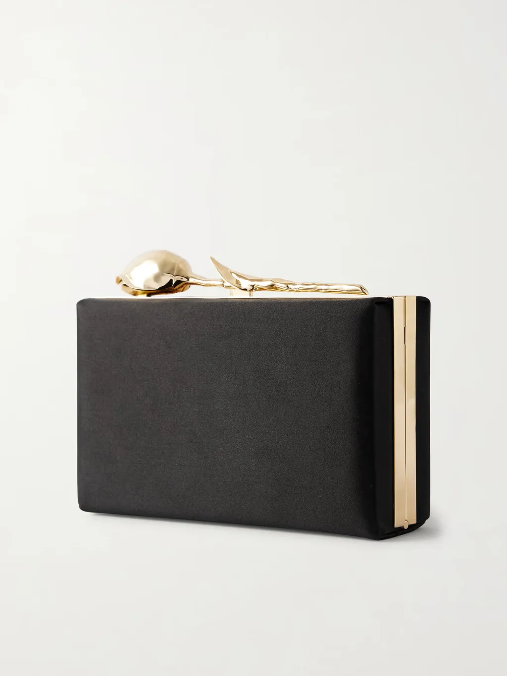 Embellished Satin Clutch