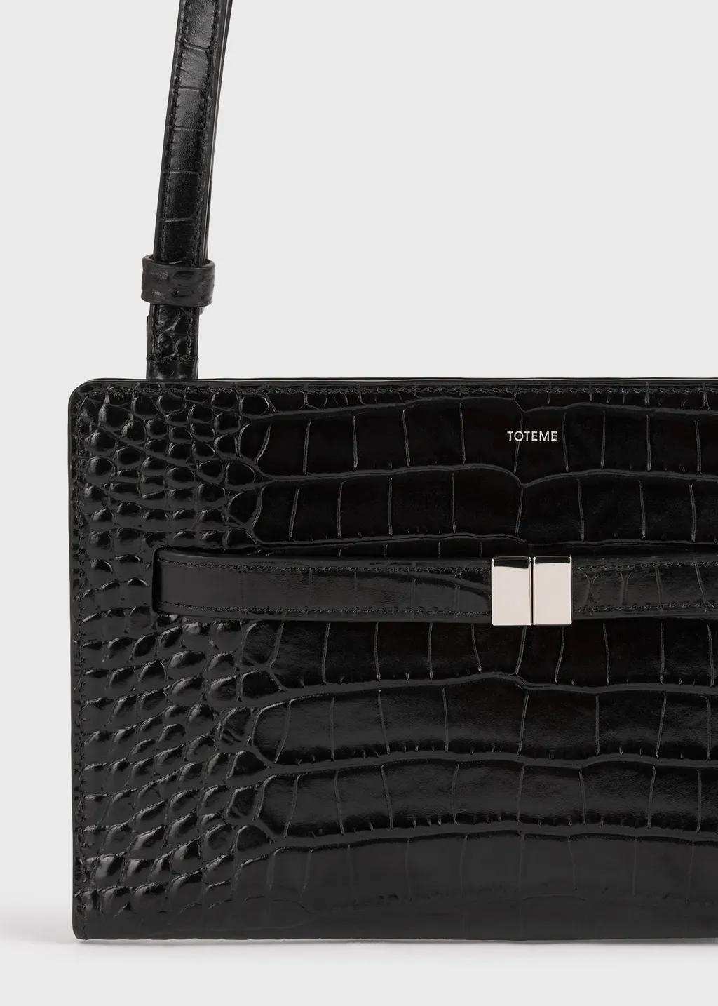 Totme Embossed Belted Crossbody Bag